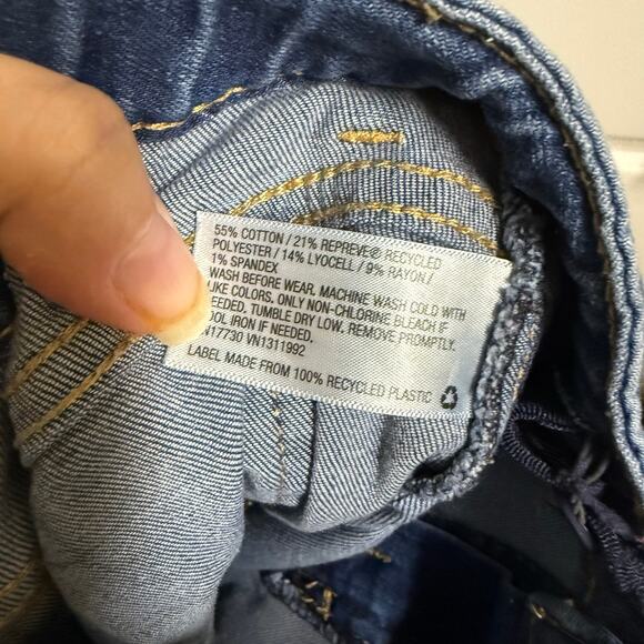 Cat & Jack Girls Jeans Size 6X Super Skinny Adjustable Waist - Picture 7 of 7